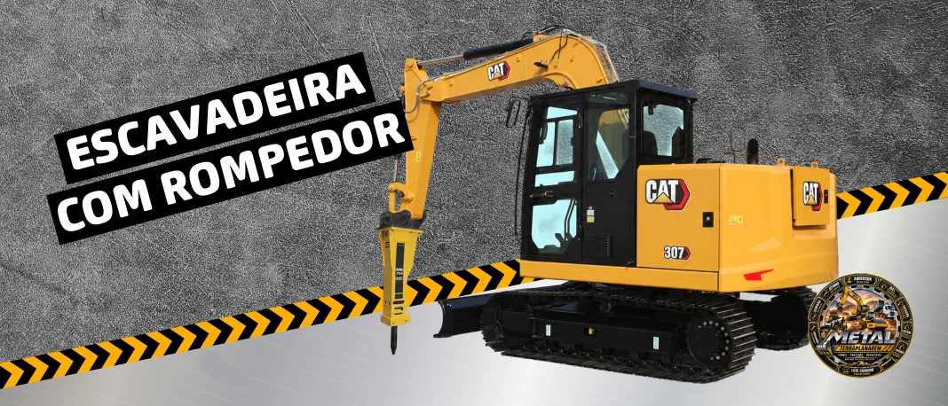 Rompedor Hidráulico para Escavadeira