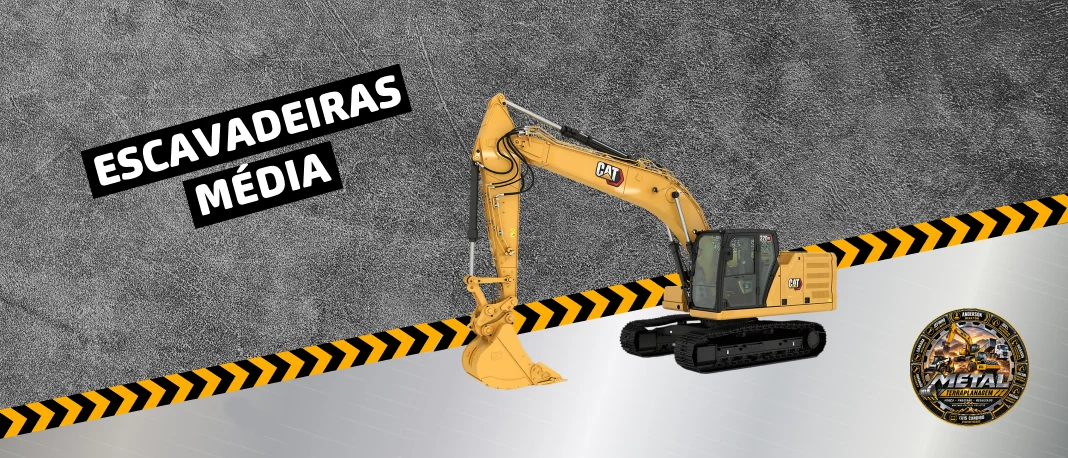 Escavadeira de Médio Porte