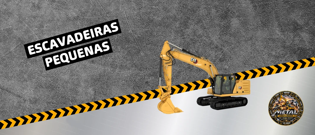 Escavadeira de Pequeno Porte