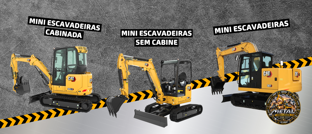 Locação de Mini Escavadeira