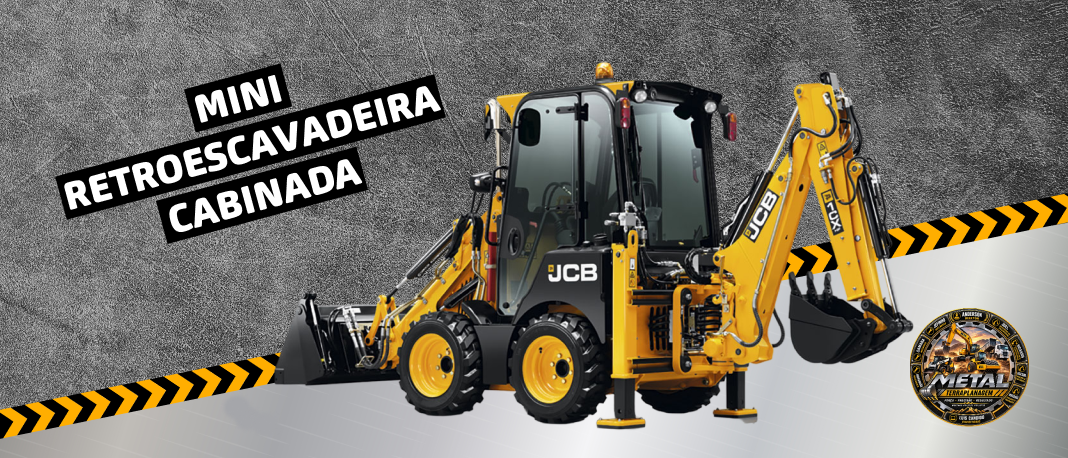 Mini Retroescavadeira para Alugar