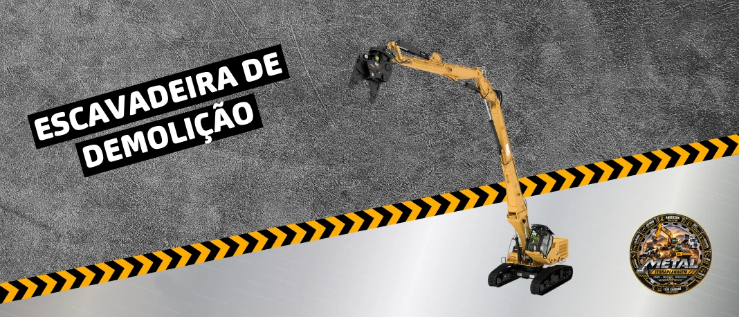 Escavadeira de Demolição Braço Longo Alcance
